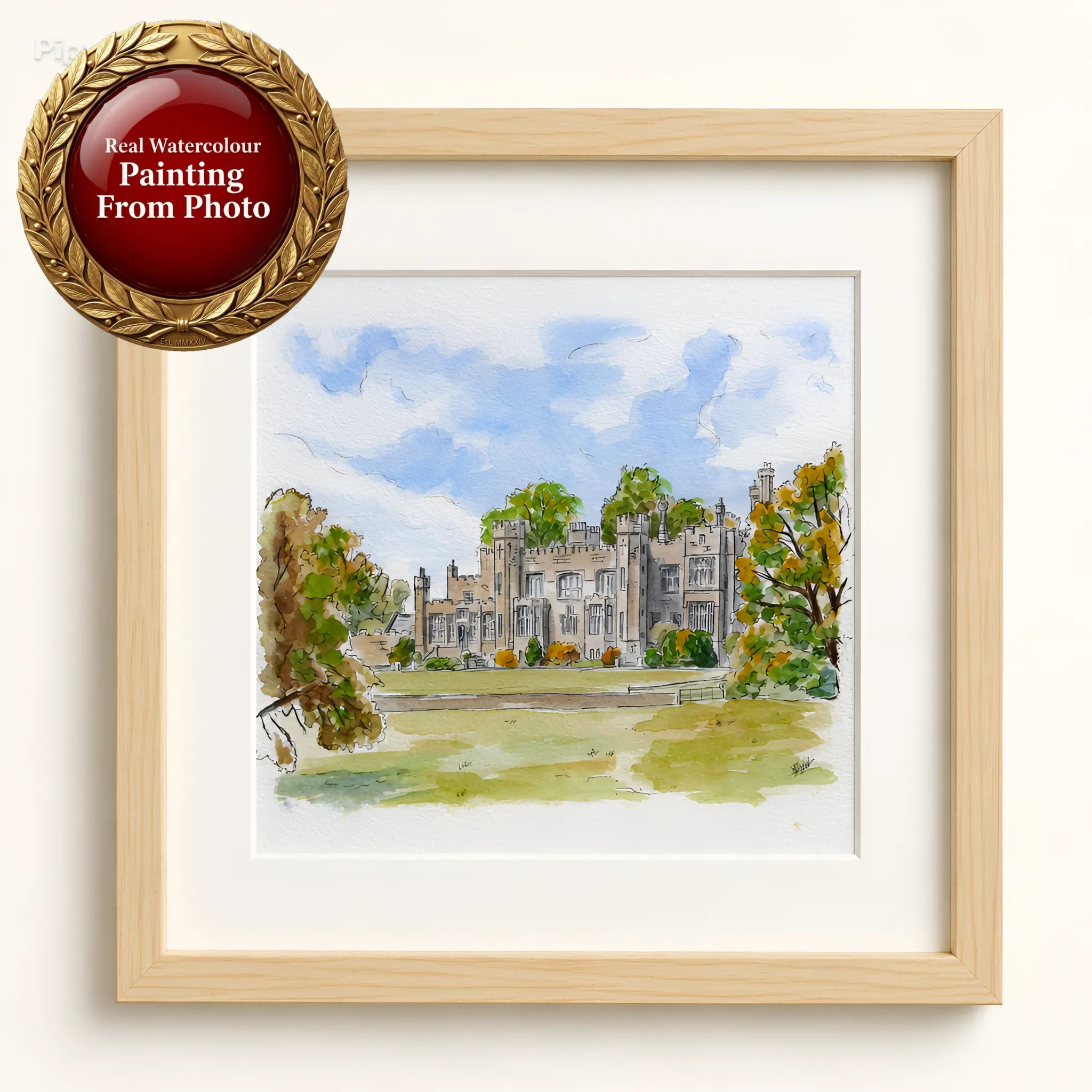 Wedding Venue Portrait From Photo