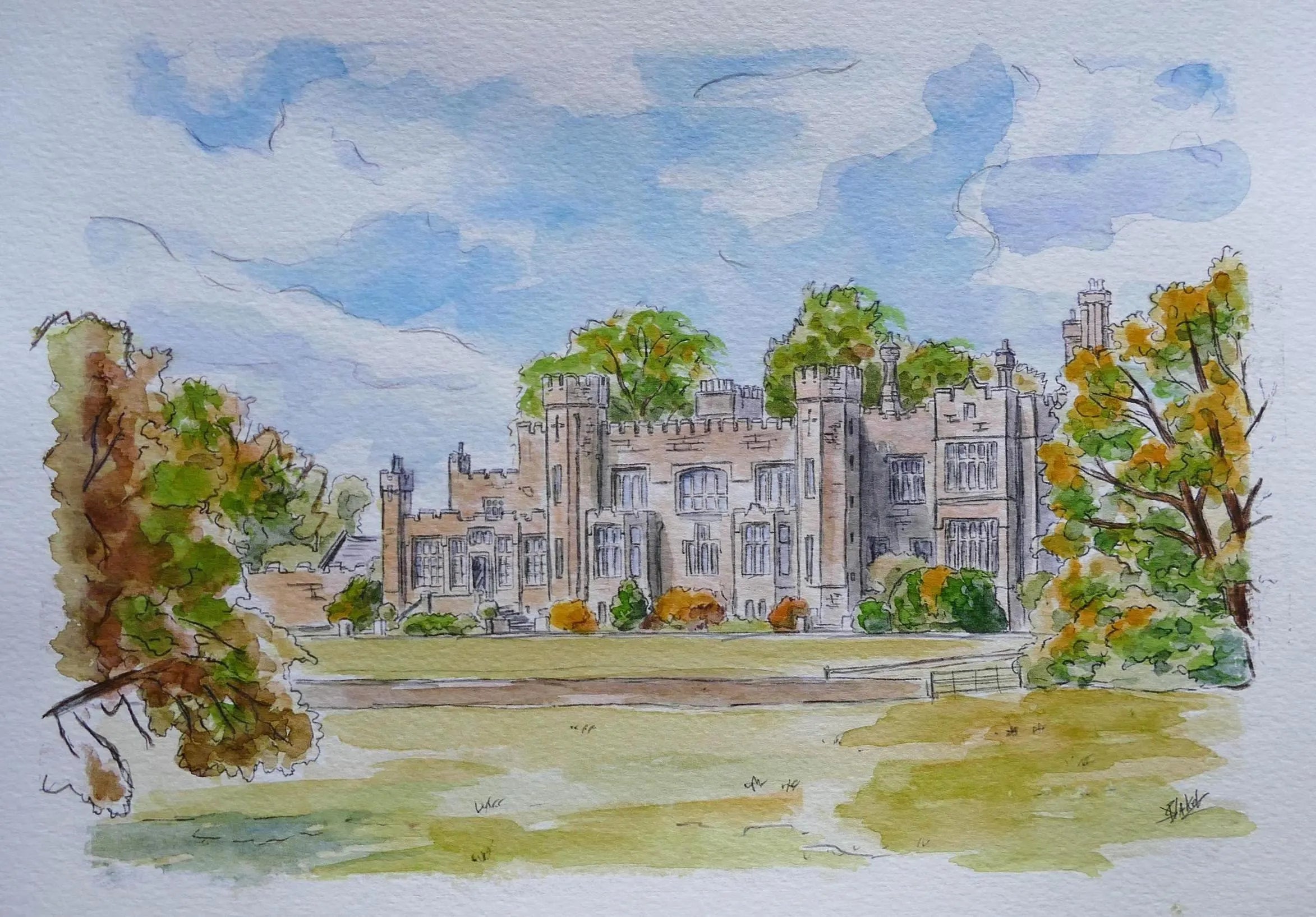 Wedding Venue Portrait From Photo