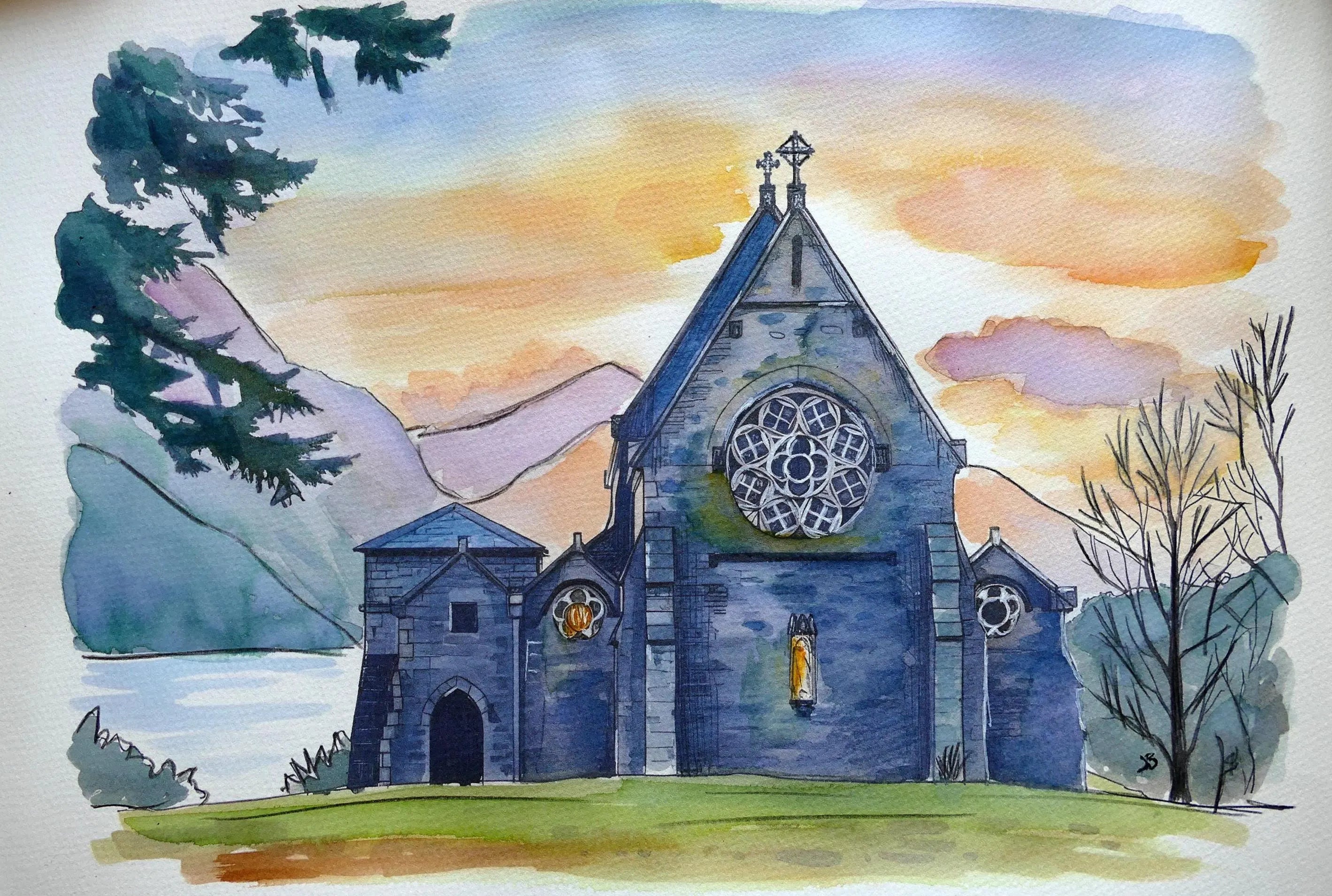Wedding Venue Portrait From Photo