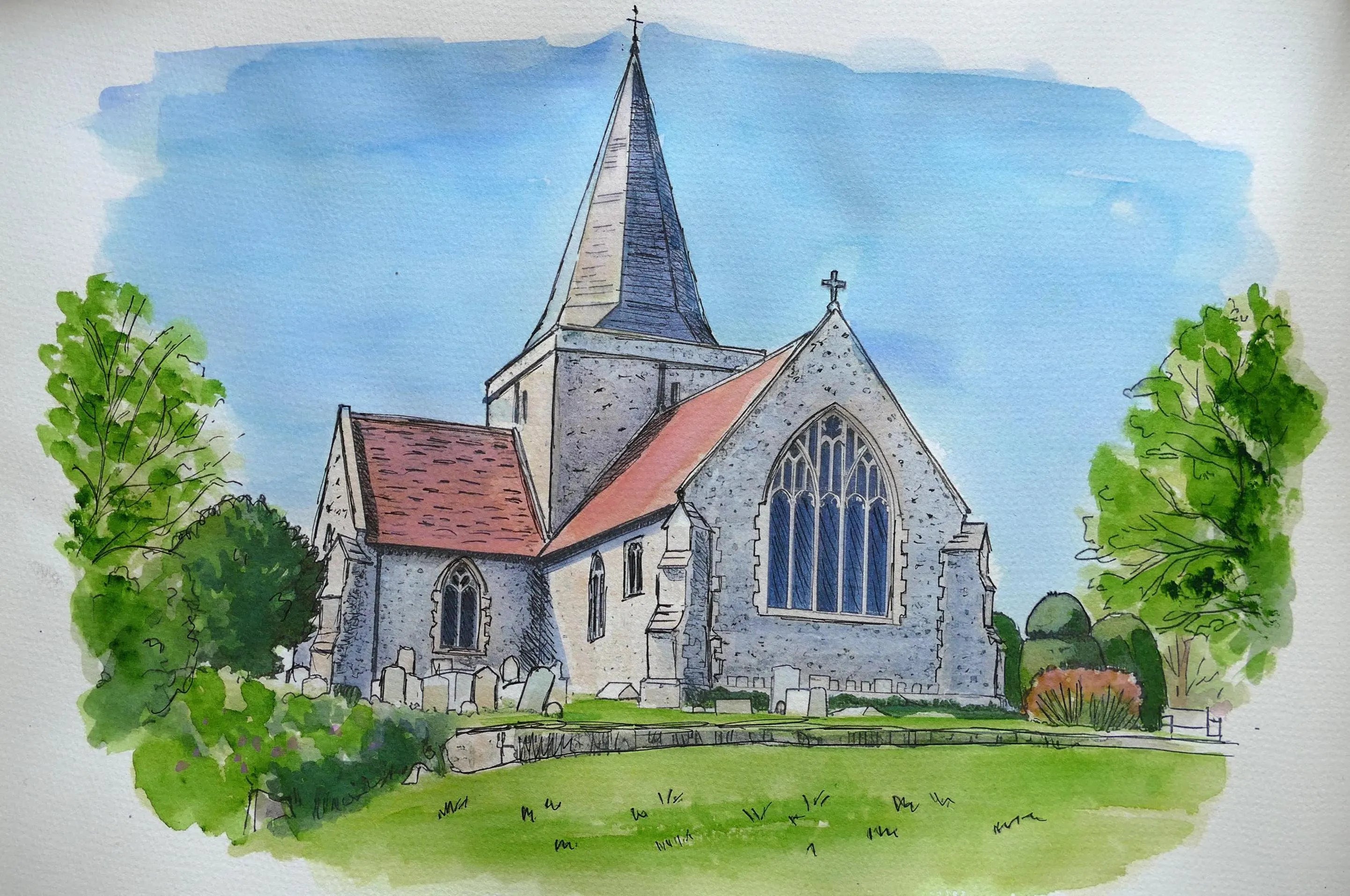 Wedding Venue Portrait From Photo