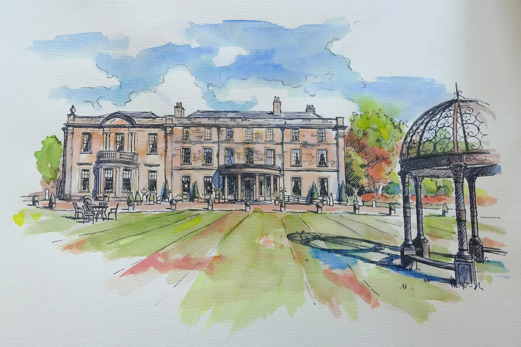 Wedding Venue Portrait From Photo