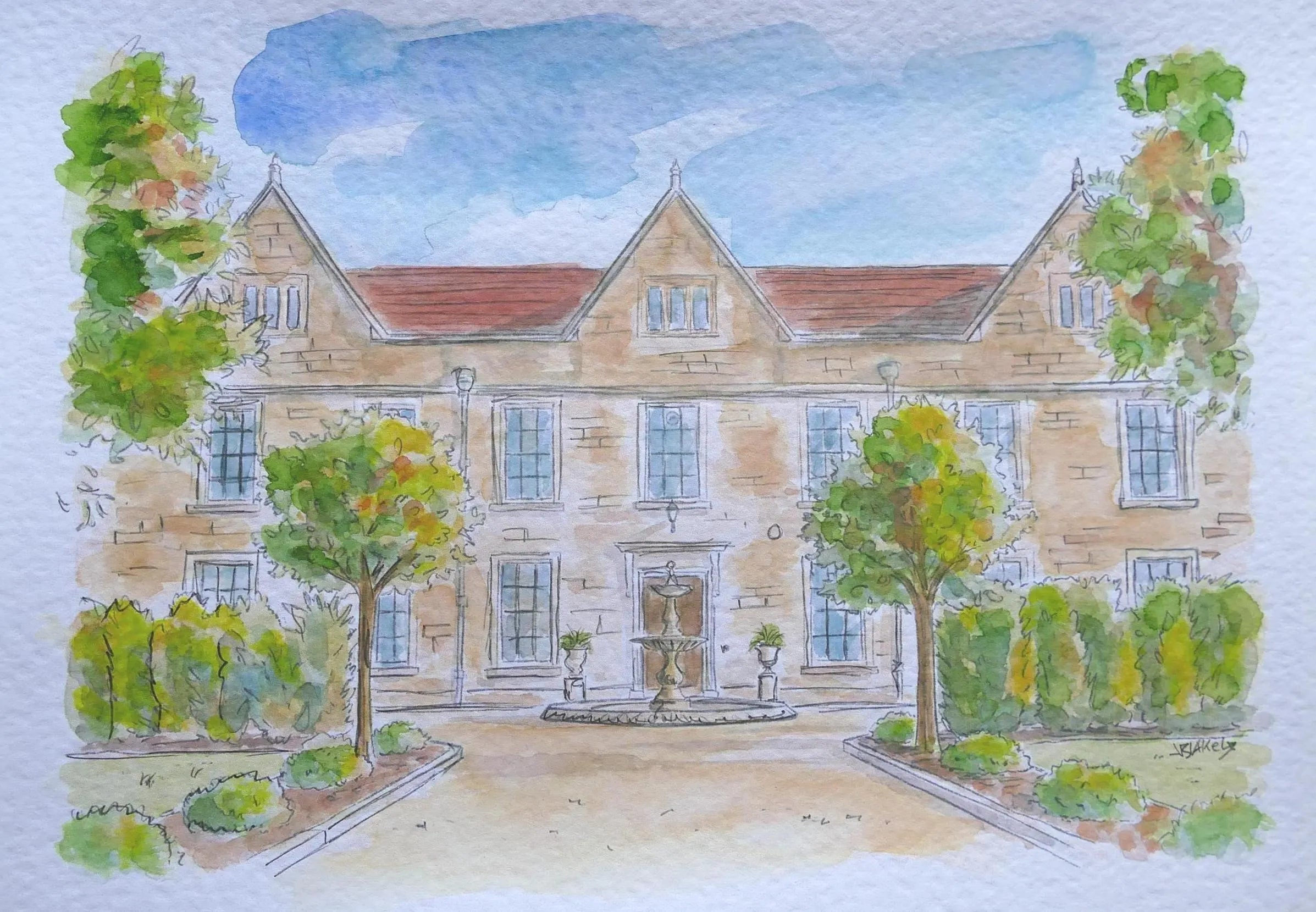 Wedding Venue Portrait From Photo