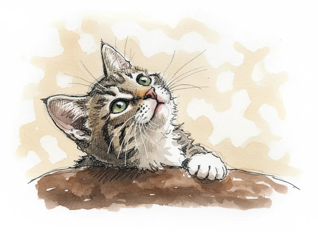 A Personalised Cat Portrait — Made From Your Own Photo
