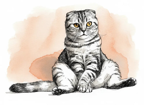 A Personalised Cat Portrait — Made From Your Own Photo