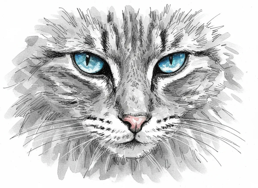 A Personalised Cat Portrait — Made From Your Own Photo
