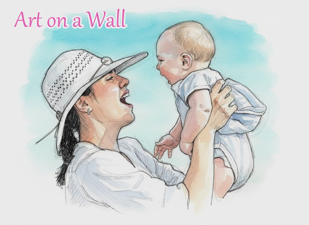 Personalised Watercolour and Illustration Gifts from Your Photo