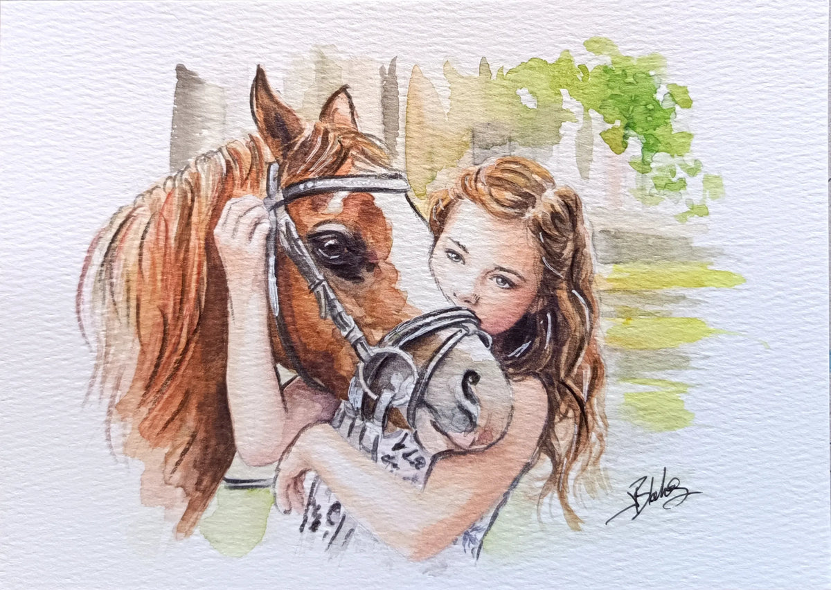 watercolour pet portraits