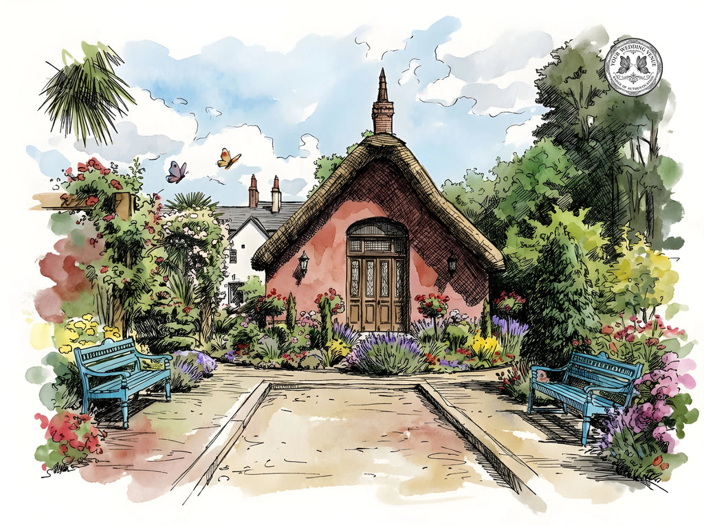 Personalised Wedding Venue Portrait — Hand-Painted From Your Photo