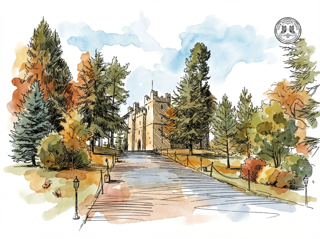 Personalised Wedding Venue Portrait — Hand-Painted From Your Photo