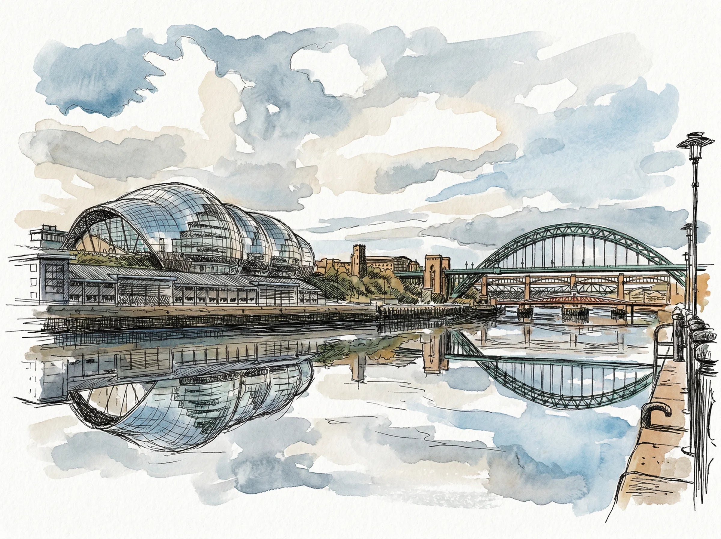Personalised Wedding Venue Portrait — Hand-Painted From Your Photo