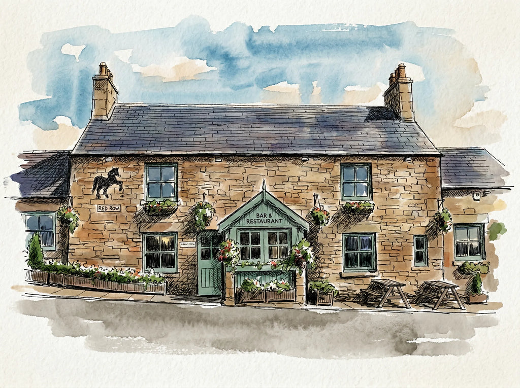 Personalised Wedding Venue Portrait — Hand-Painted From Your Photo