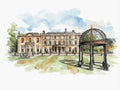 Personalised Wedding Venue Portrait — Hand-Painted From Your Photo