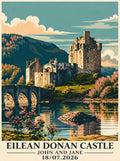 Wedding Venue Travel Poster Print — Custom Digital Artwork