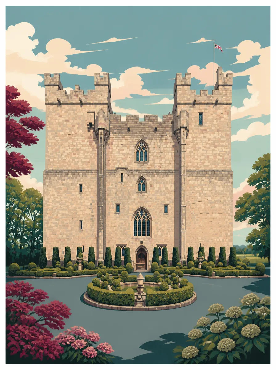 Wedding Venue Travel Poster Print — Custom Digital Artwork
